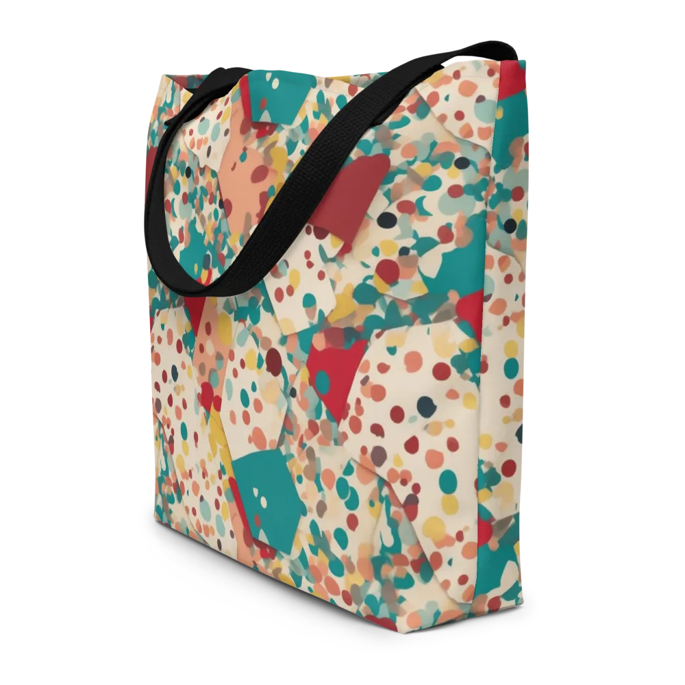 Confetti Quarry on Large Tote Bag W/ Pocket — Front