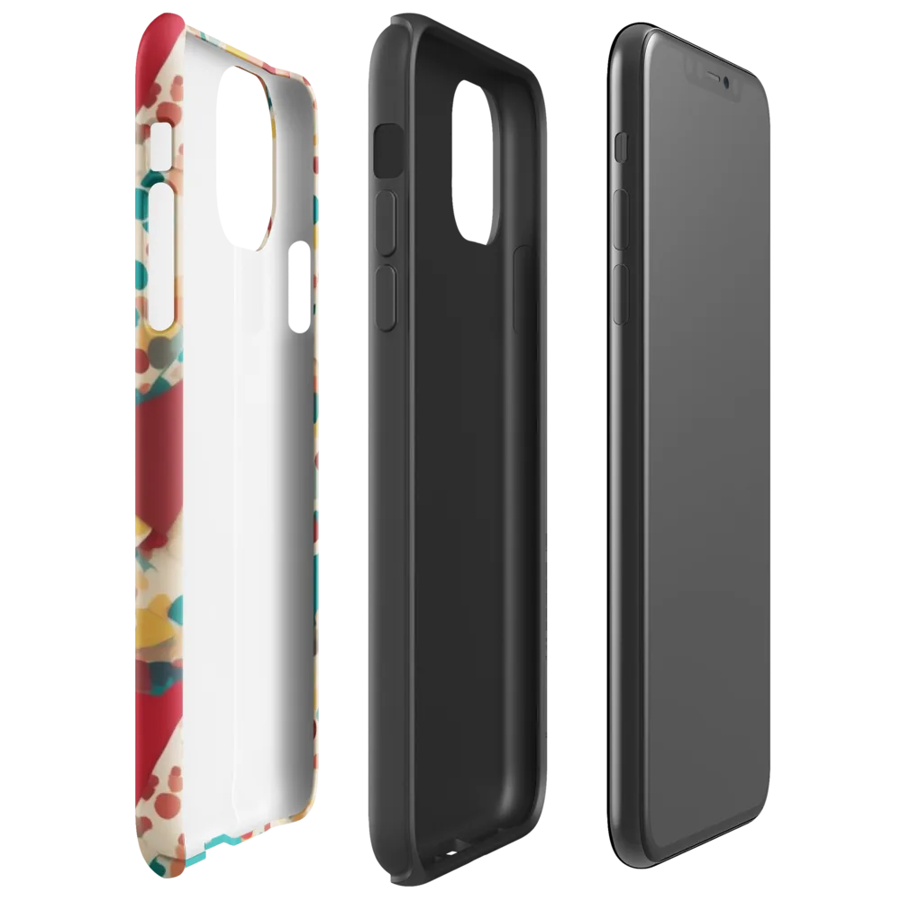 Confetti Quarry on Tough Case for iPhone® — Right
