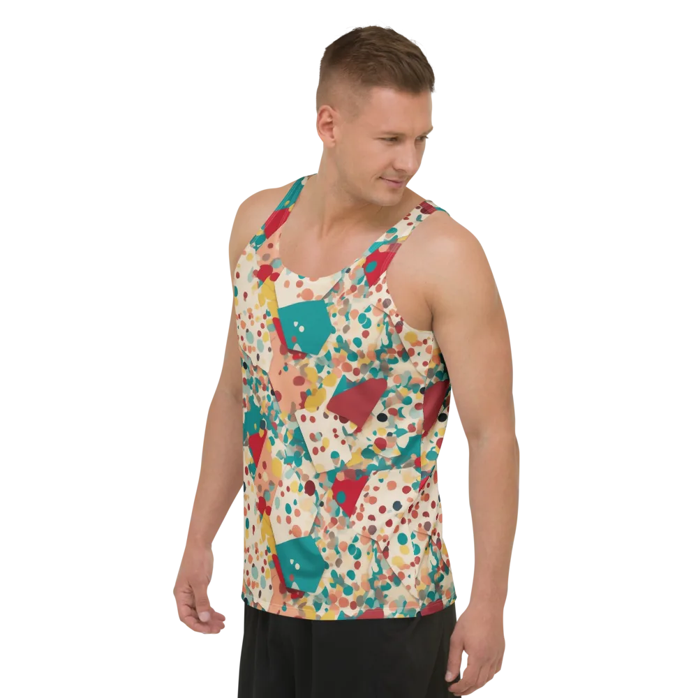 Confetti Quarry on Men's Tank Top — Left Front