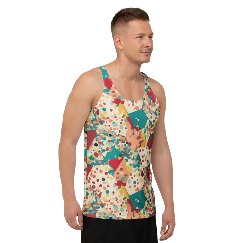 Confetti Quarry on Men's Tank Top — Right Front