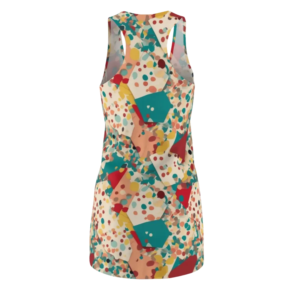 Confetti Quarry on Racerback Dress — Back