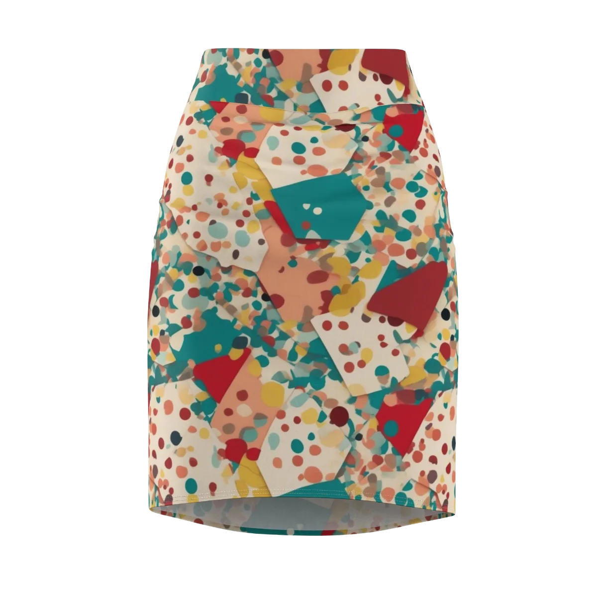 Confetti Quarry on Pencil Skirt — Front
