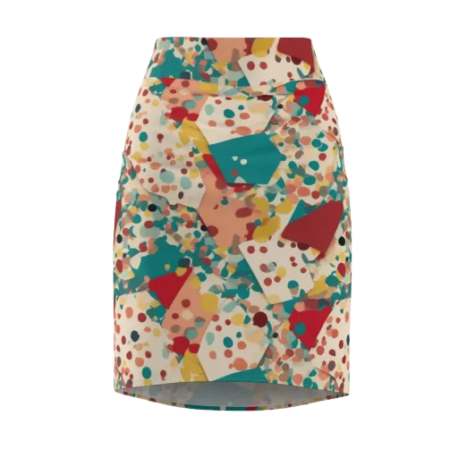 Confetti Quarry on a Pencil Skirt