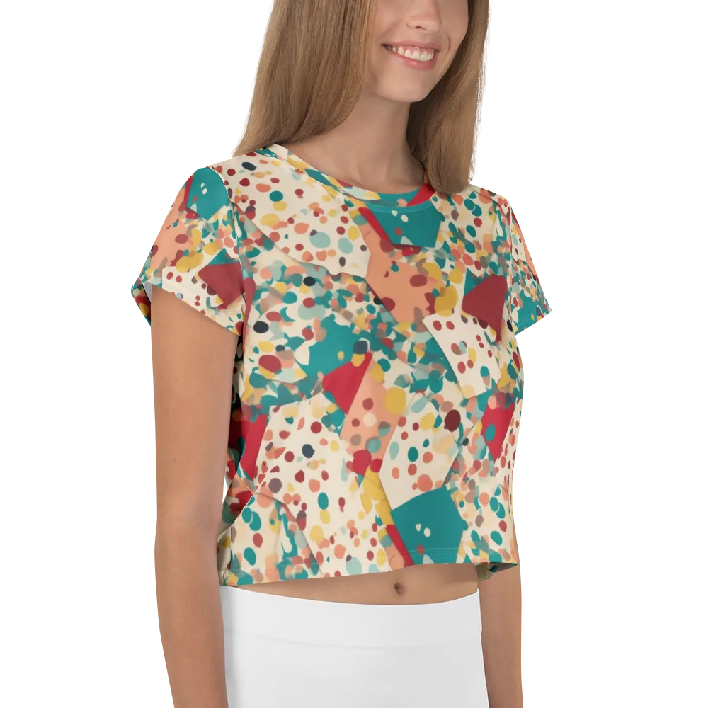 Confetti Quarry on Crop Tee — Right