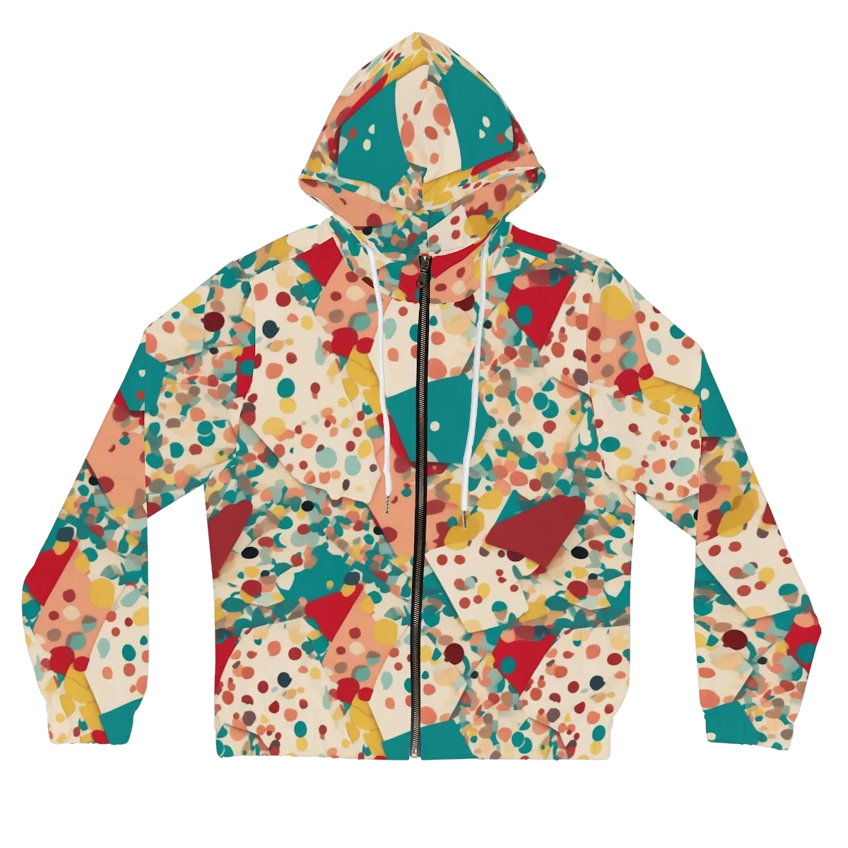 Confetti Quarry on Women's Full-Zip Hoodie — Front
