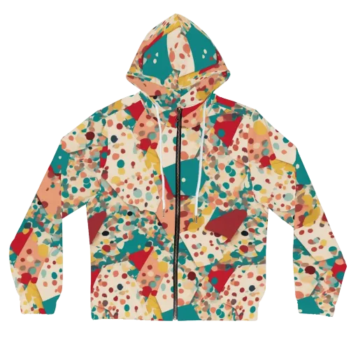 Confetti Quarry on a Women's Full-Zip Hoodie