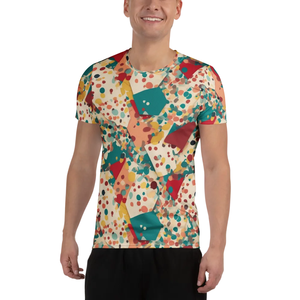 Confetti Quarry on Men's Athletic T-Shirt — Front
