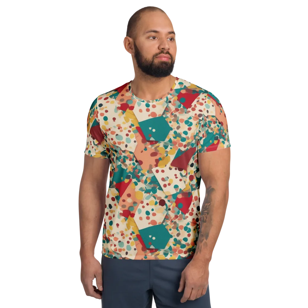 Confetti Quarry on Men's Athletic T-Shirt — Front