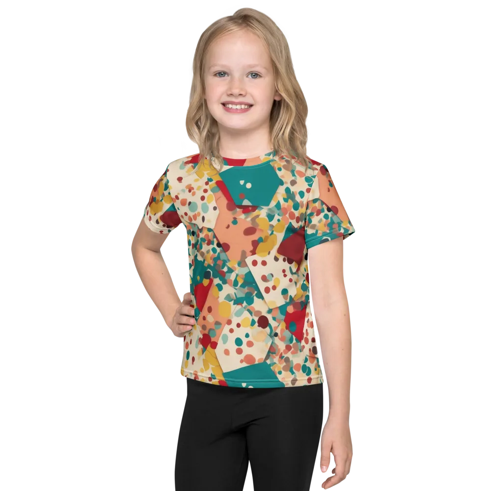 Confetti Quarry on Kids Crew Neck T-Shirt — Front