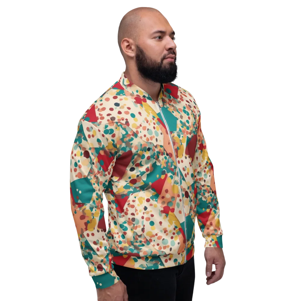Confetti Quarry on Bomber Jacket — Right