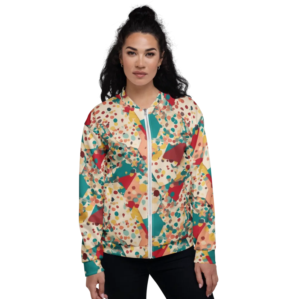 Confetti Quarry on Bomber Jacket — Front