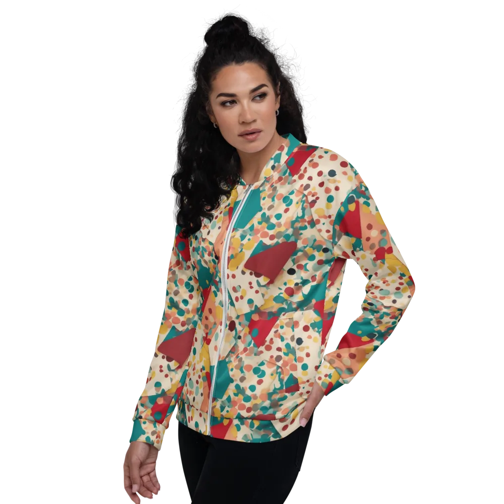 Confetti Quarry on Bomber Jacket — Left