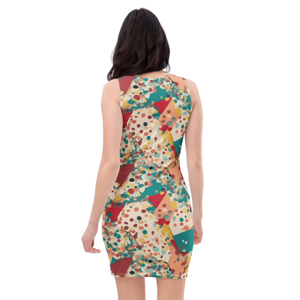 Confetti Quarry on Bodycon Dress — Back