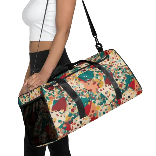 Confetti Quarry on a Duffle Bag
