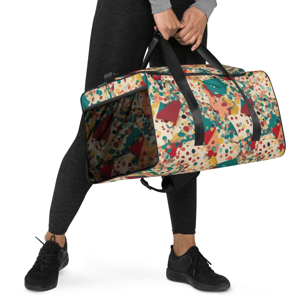 Confetti Quarry on Duffle Bag — Right Front