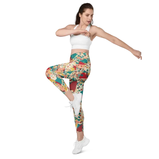 Confetti Quarry on a Leggings with Pockets