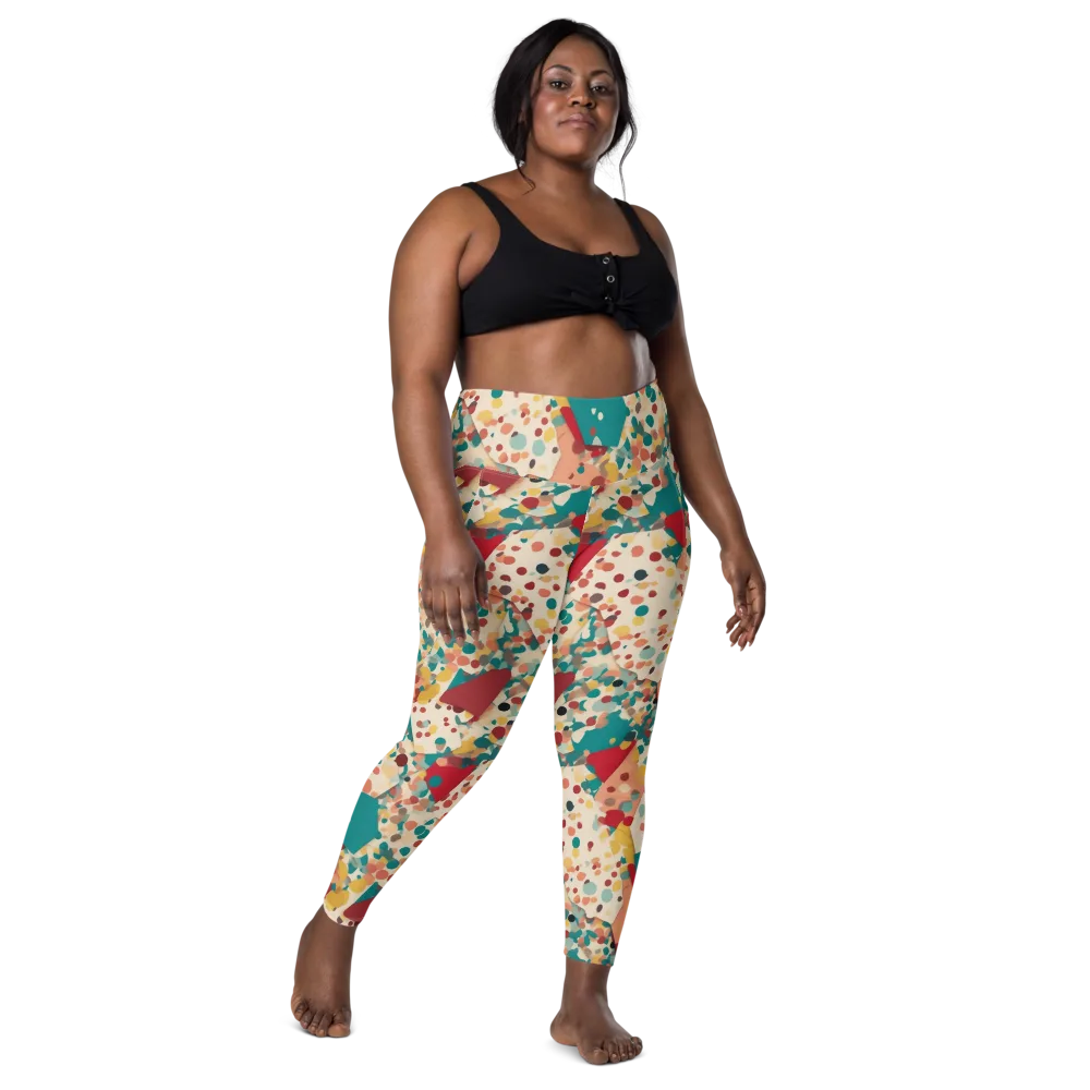 Confetti Quarry on Leggings with Pockets — Front