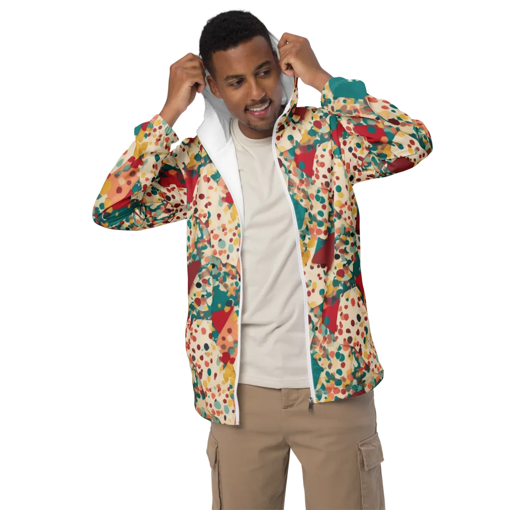 Confetti Quarry on Men's Windbreaker — Front