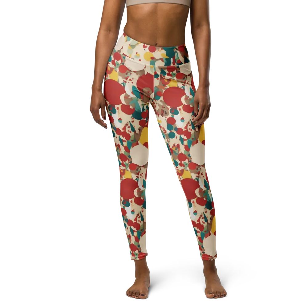 Carnival Orchard on Yoga Leggings — Front