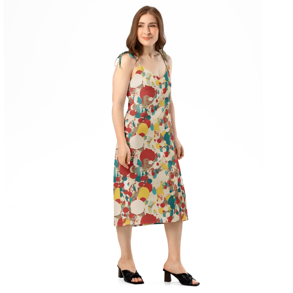 Carnival Orchard on Slip Dress — Right Front