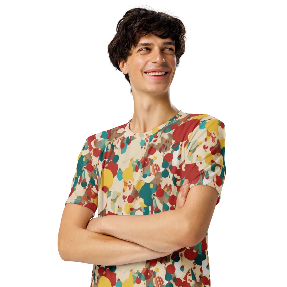 Carnival Orchard on Men's Crew Neck T-Shirt — Left Front