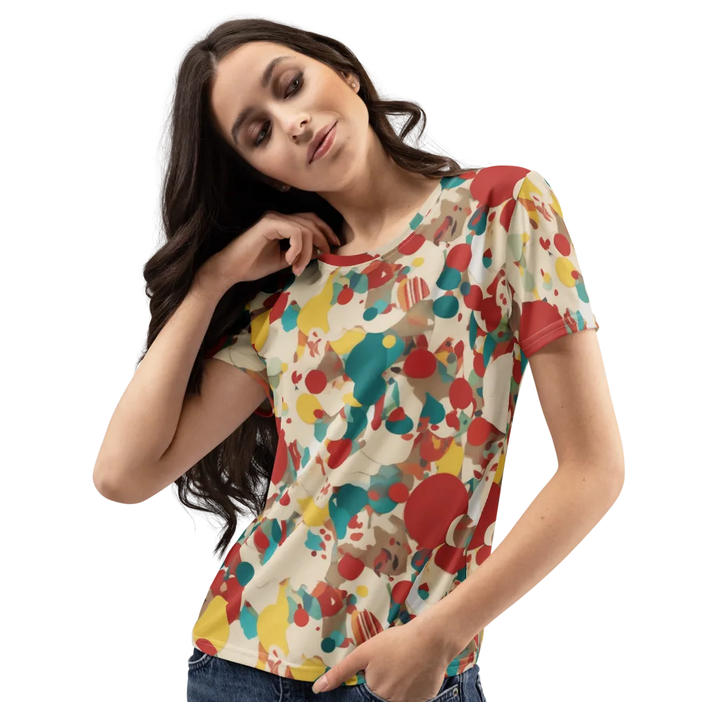 Carnival Orchard on Women's Crew Neck T-Shirt — Left Front