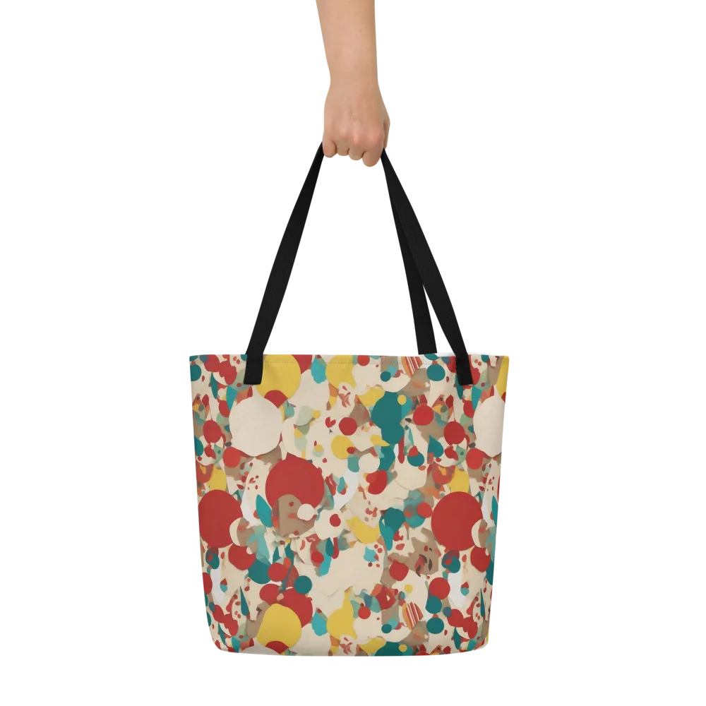 Carnival Orchard on Large Tote Bag W/ Pocket — Front
