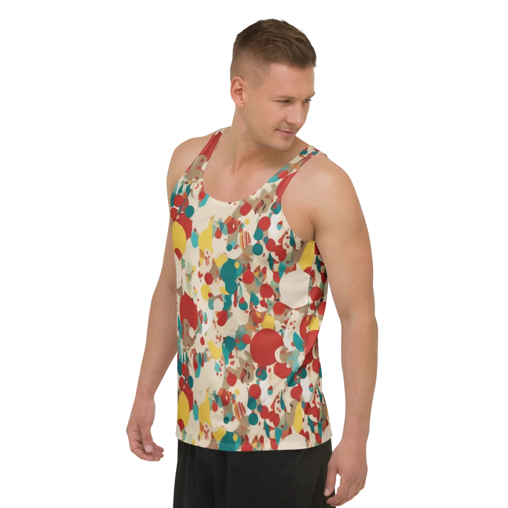 Carnival Orchard on Men's Tank Top — Left Front