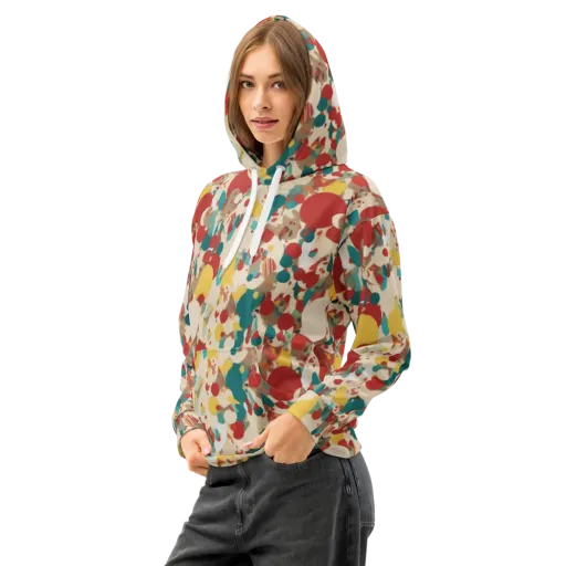 Carnival Orchard on a Cotton Hoodie