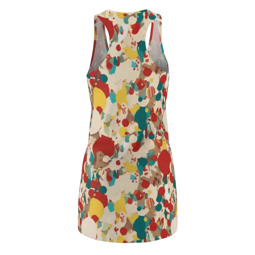 Carnival Orchard on Racerback Dress — Back