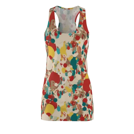 Carnival Orchard on a Racerback Dress