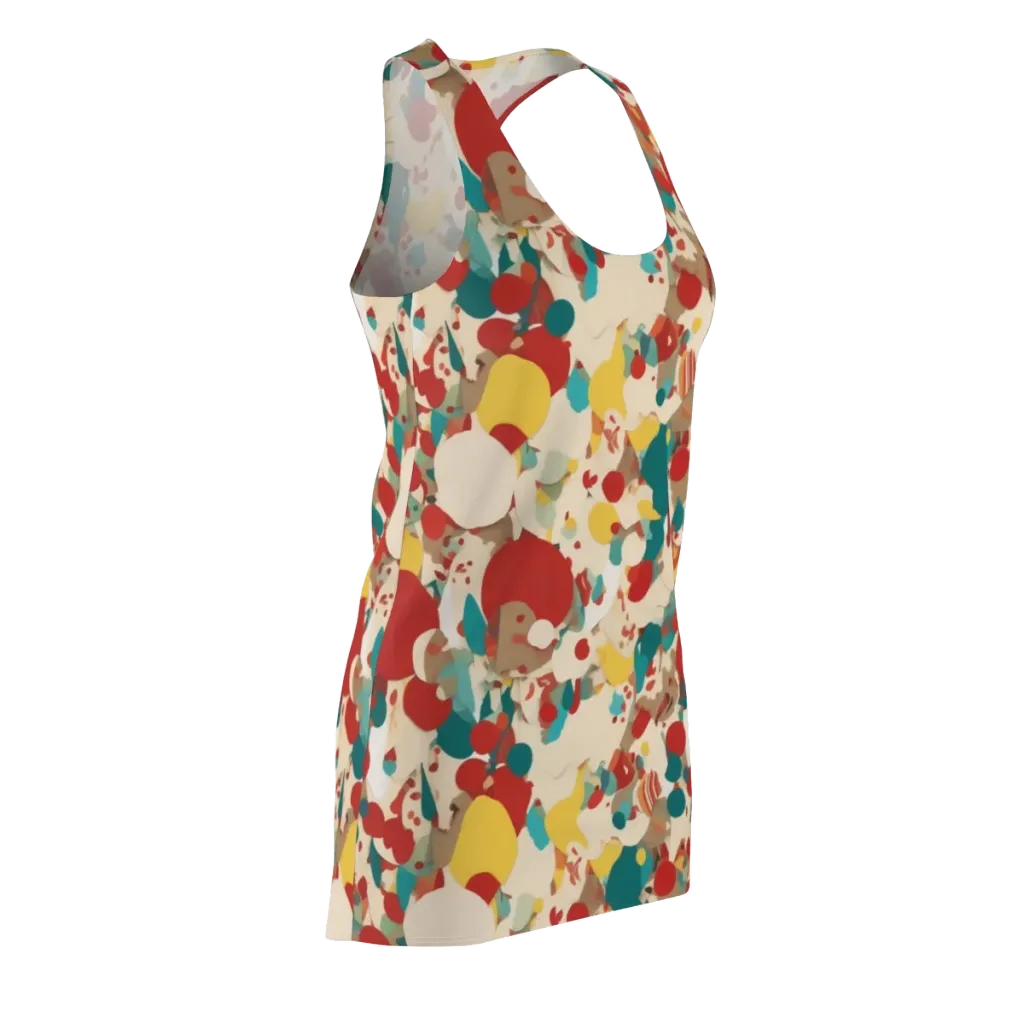 Carnival Orchard on Racerback Dress — Front Side