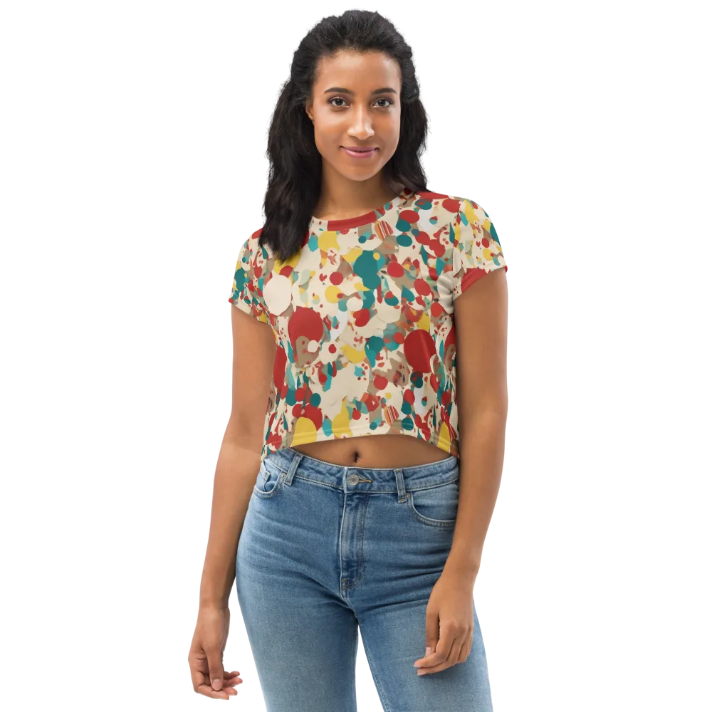 Carnival Orchard on Crop Tee — Front
