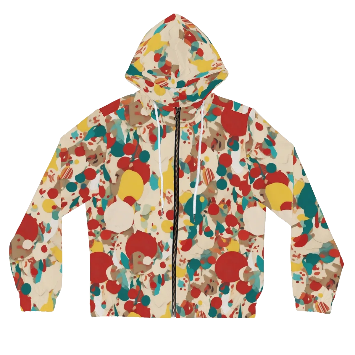 Carnival Orchard on Women's Full-Zip Hoodie — Front