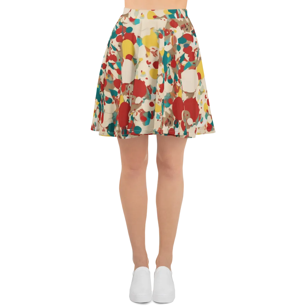 Carnival Orchard on Skater Skirt — Front
