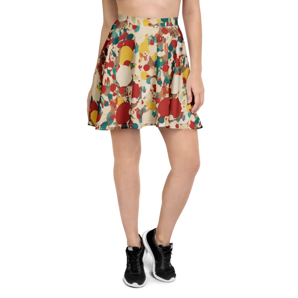 Carnival Orchard on Skater Skirt — Front
