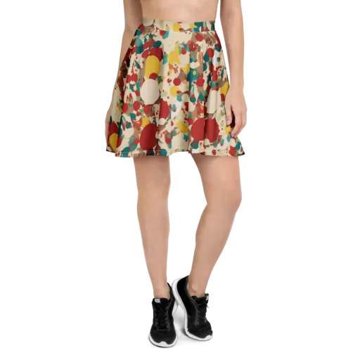 Carnival Orchard on a Skater Skirt