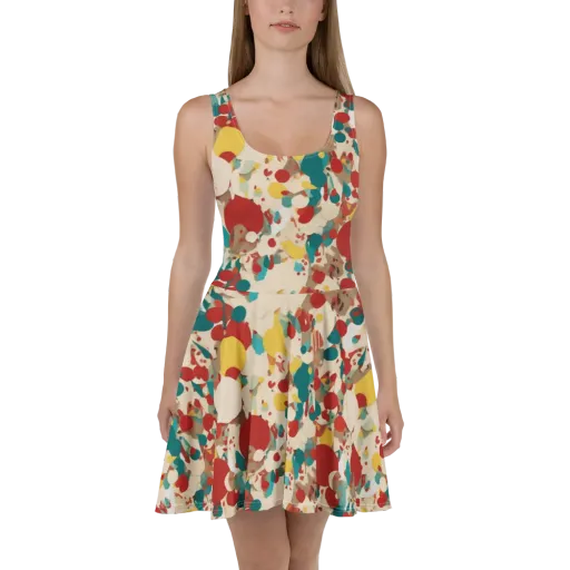 Carnival Orchard on a Skater Dress