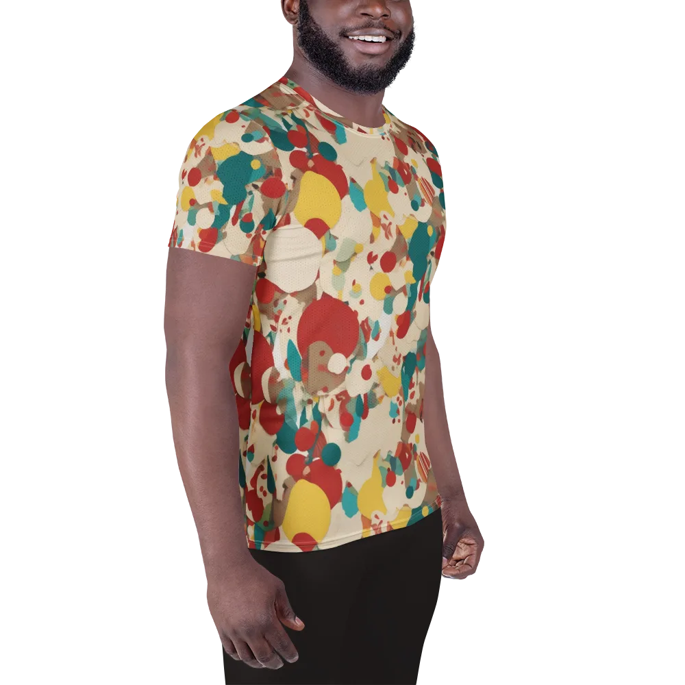 Carnival Orchard on Men's Athletic T-Shirt — Right