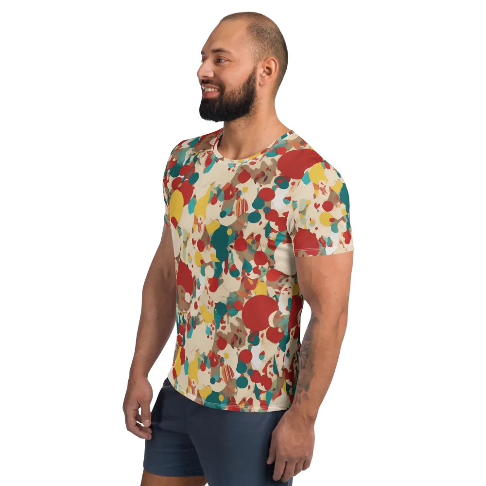 Carnival Orchard on Men's Athletic T-Shirt — Left