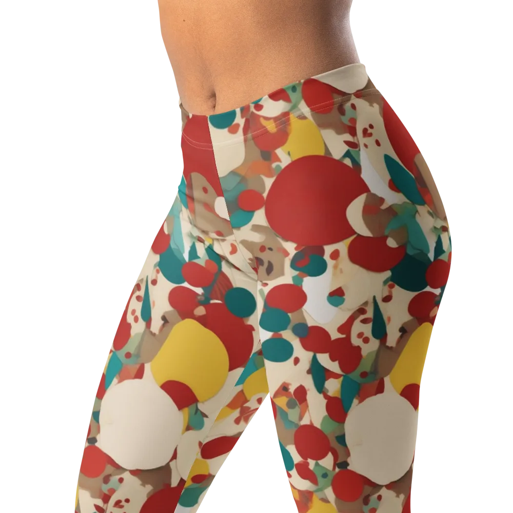 Carnival Orchard on Leggings — Left Front