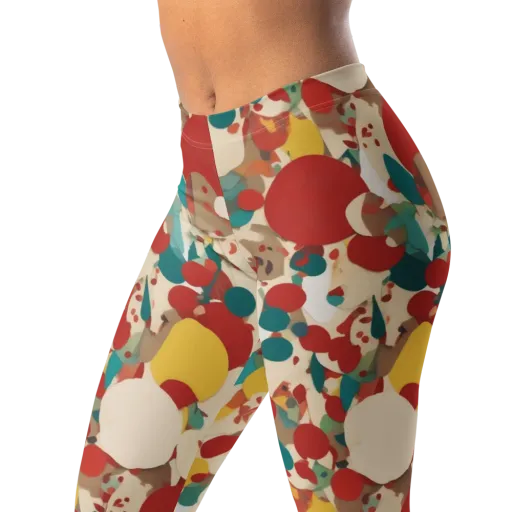 Carnival Orchard on a Leggings