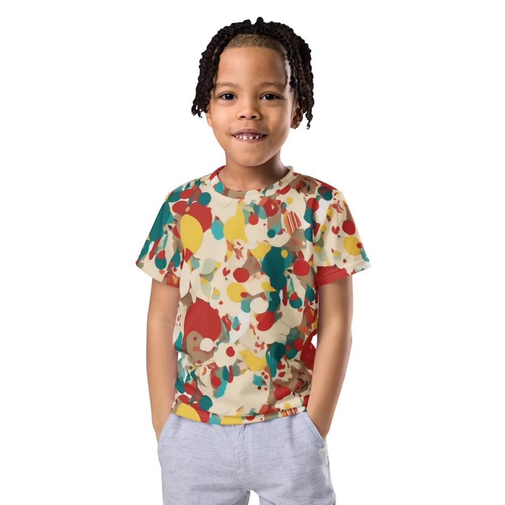 Carnival Orchard on Kids Crew Neck T-Shirt — Front