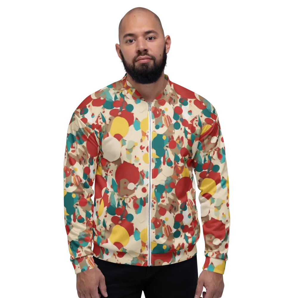 Carnival Orchard on Bomber Jacket — Front