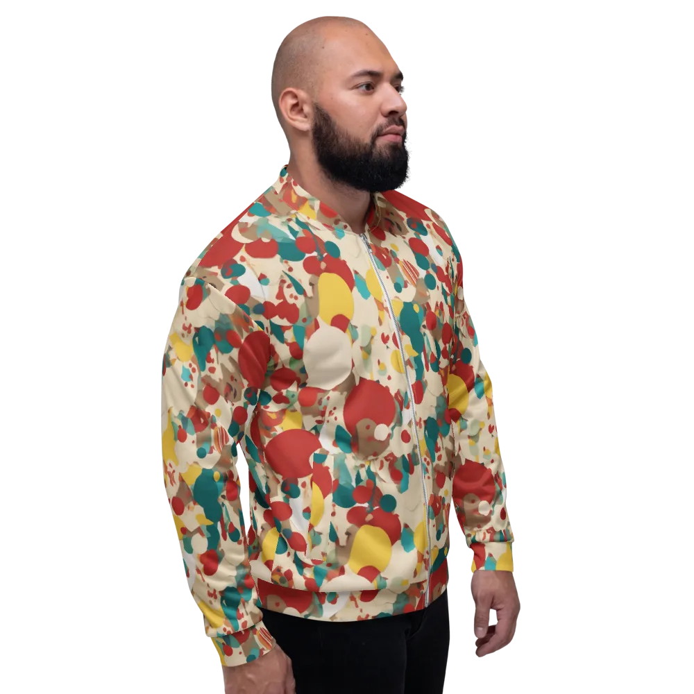 Carnival Orchard on Bomber Jacket — Right