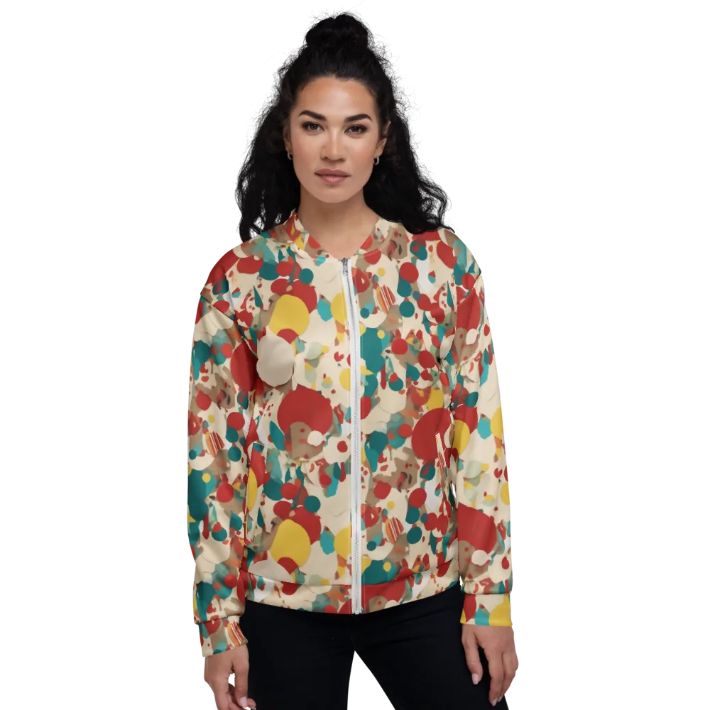 Carnival Orchard on Bomber Jacket — Front