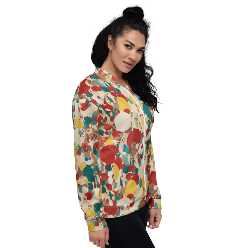 Carnival Orchard on Bomber Jacket — Right