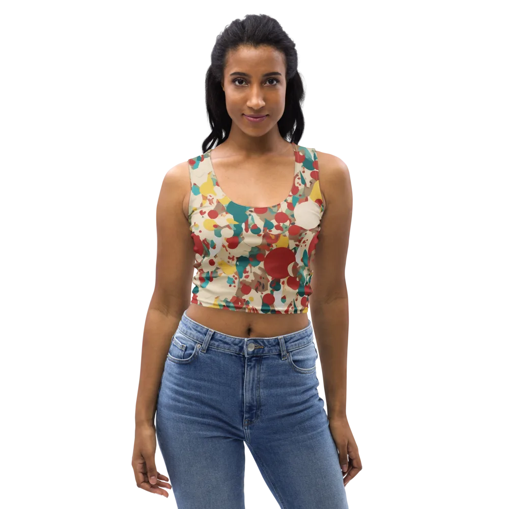 Carnival Orchard on Crop Top — Front
