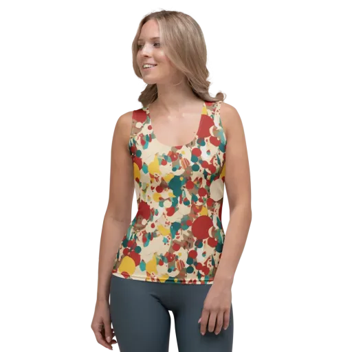 Carnival Orchard on a Women's Tank Top