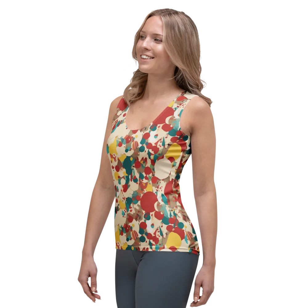 Carnival Orchard on Women's Tank Top — Left Front